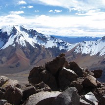 The two peaks of Cerro Nocarane